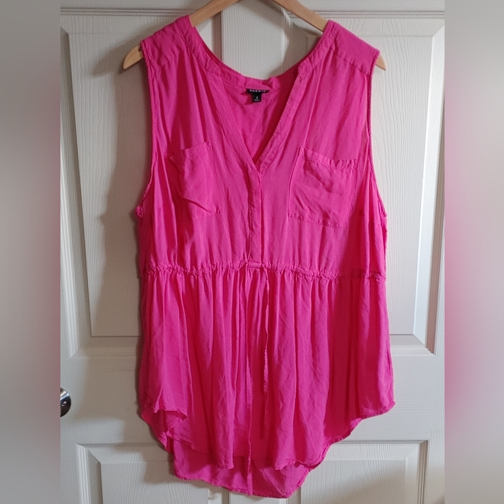 Torrid | Cinched Waist Tank With Pockets.